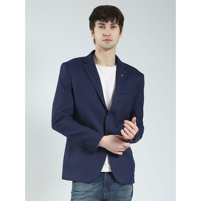 Monte Carlo Men's Solid Notch Lapel Blazer (L)