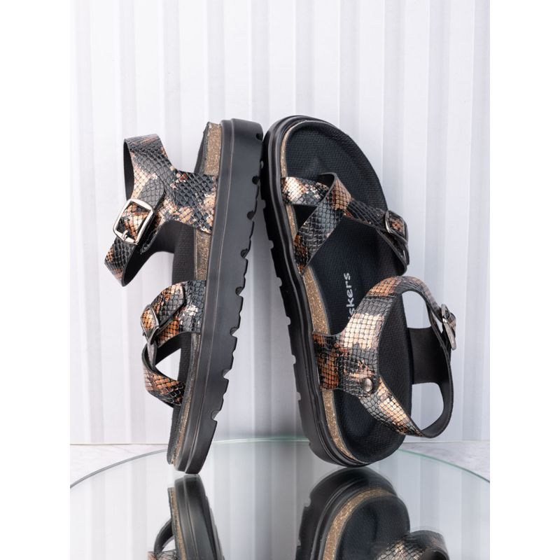 Briskers Women Printed One Toe Sandals (EURO 37)