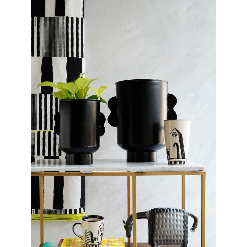 Freedom Tree Senhur Metal Black Vase Buy Freedom Tree Senhur Metal