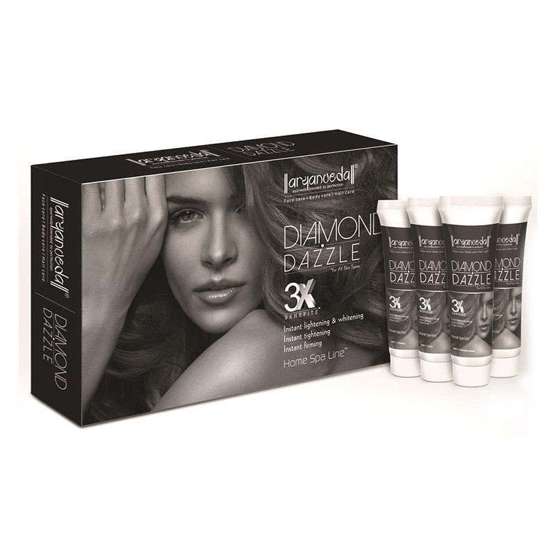 Aryanveda Diamond Dazzle 3X Home Spa Kit (Free Gift Worth Rs.75)