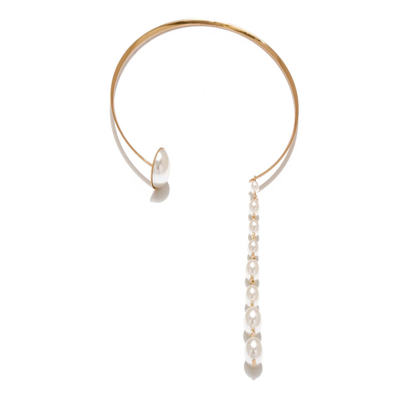 Buy Zaveri Pearls Green Beads Multi Strand Choker Necklace Earring &  Bracelet Set-ZPFK13762 online