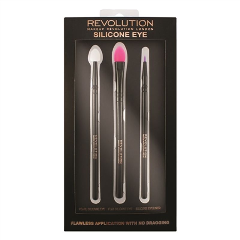 Makeup Revolution Silicone Eye Brush Set At Nykaa Com