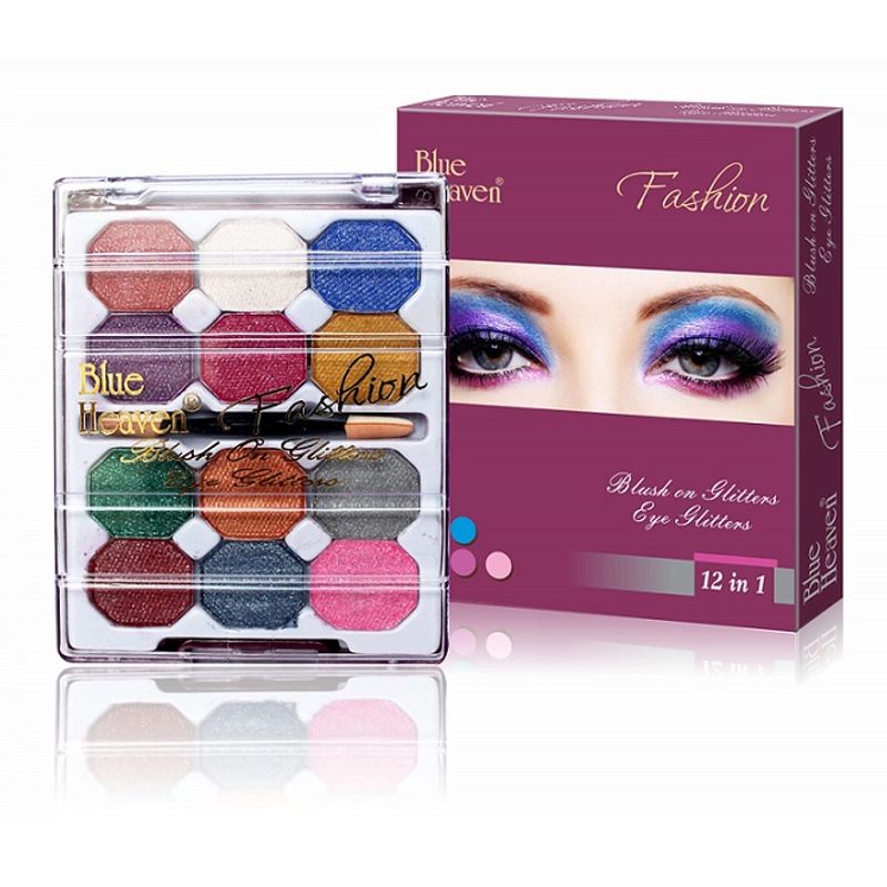 Blue Heaven 12 In 1 Fashion Eye Glitter Buy Blue Heaven 12 In 1 Fashion Eye Glitter Online At Best Price In India Nykaa