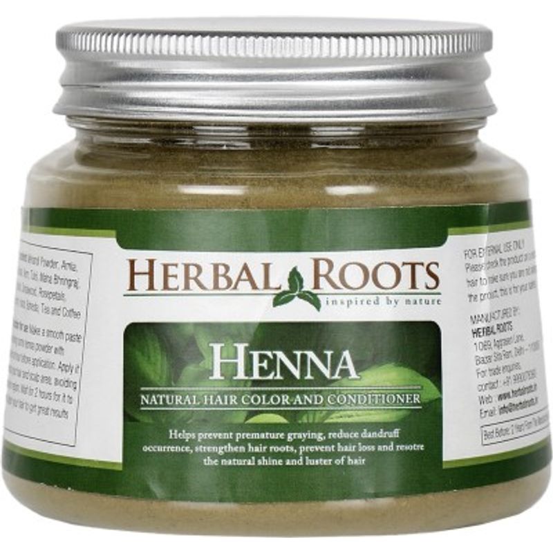 Herbal Roots Herbal Henna Powder - Natural Hair Color And Conditioner