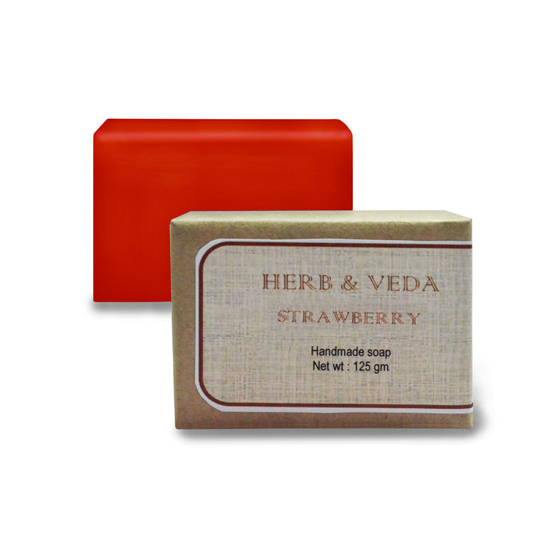 Herb & Veda Strawberry Handmade Soap