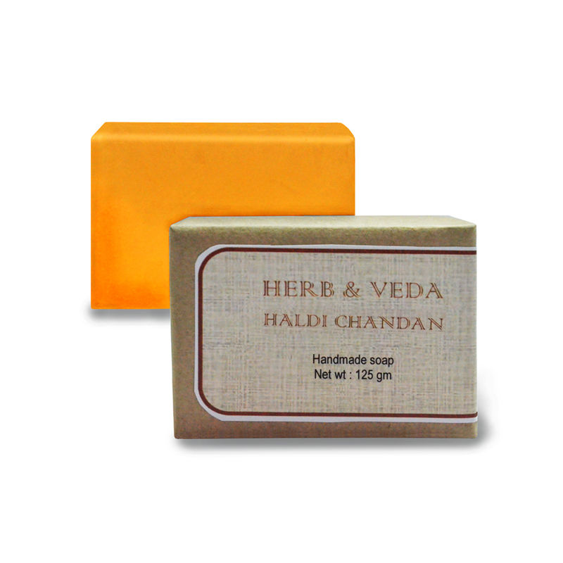 Herb & Veda Haldi Chandan Handmade Soap