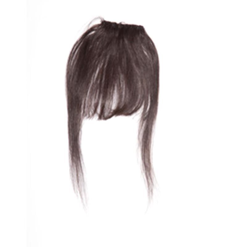 Nish Hair Clip-In Bangs - Dark Brown