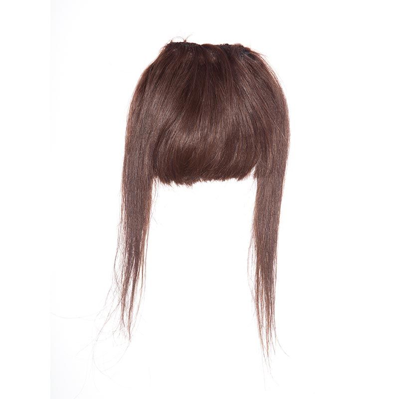 Nish Hair Clip-In Bangs - Light Brown