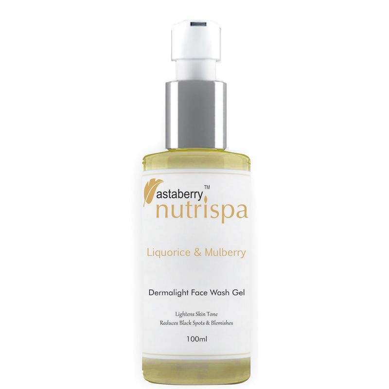 Nutrispa Liquorice & Mulberry DermaLight Face Wash Gel