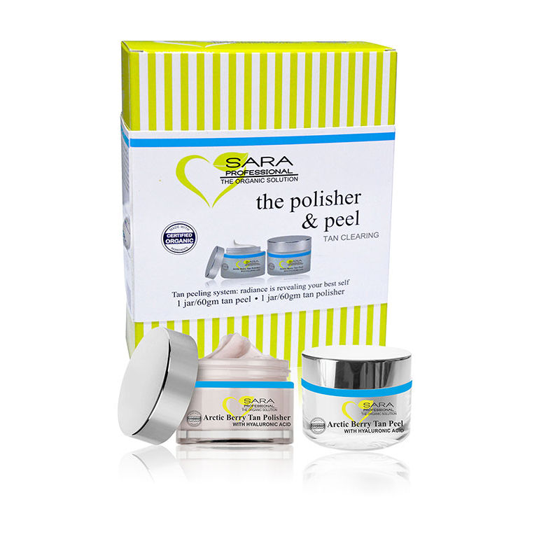 Sara Professional Tan Clearing Polisher & Peel (Set of 2)