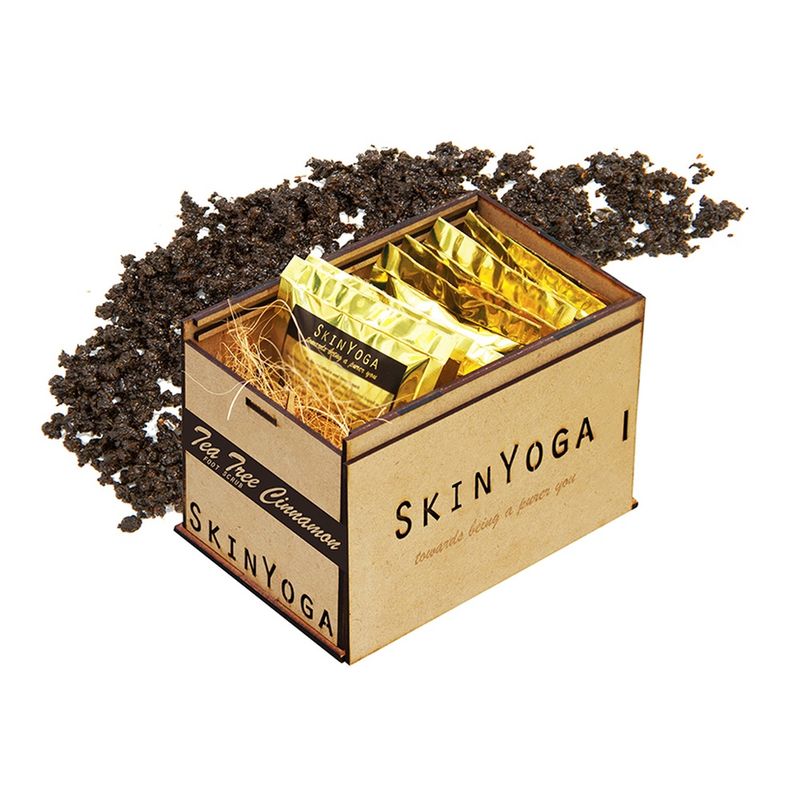 SkinYoga Tea Tree Cinnamon Foot Scrub