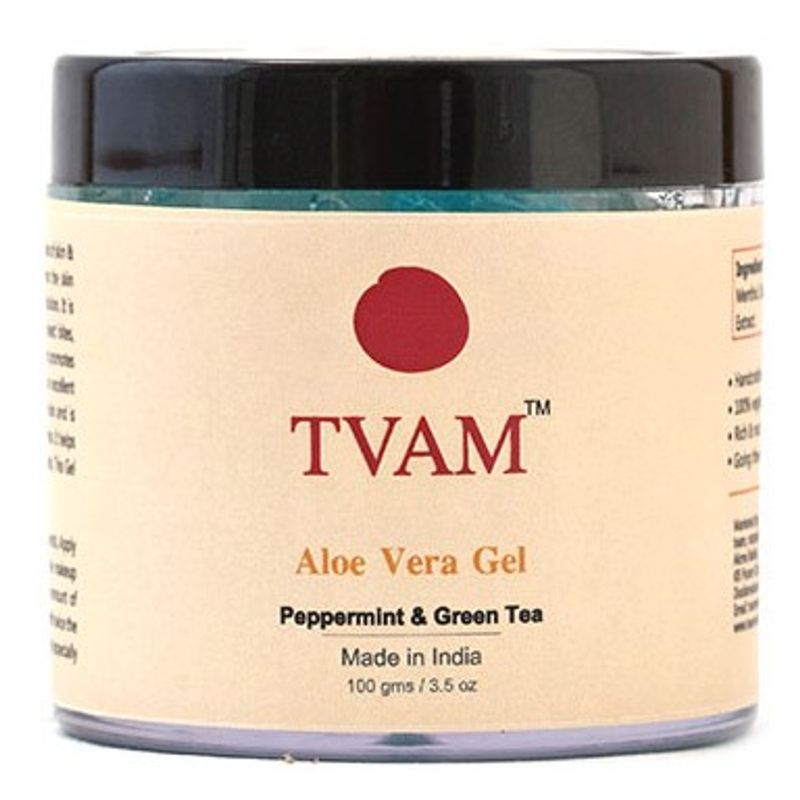 TVAM Aloevera Gel Peppermint & Green Tea