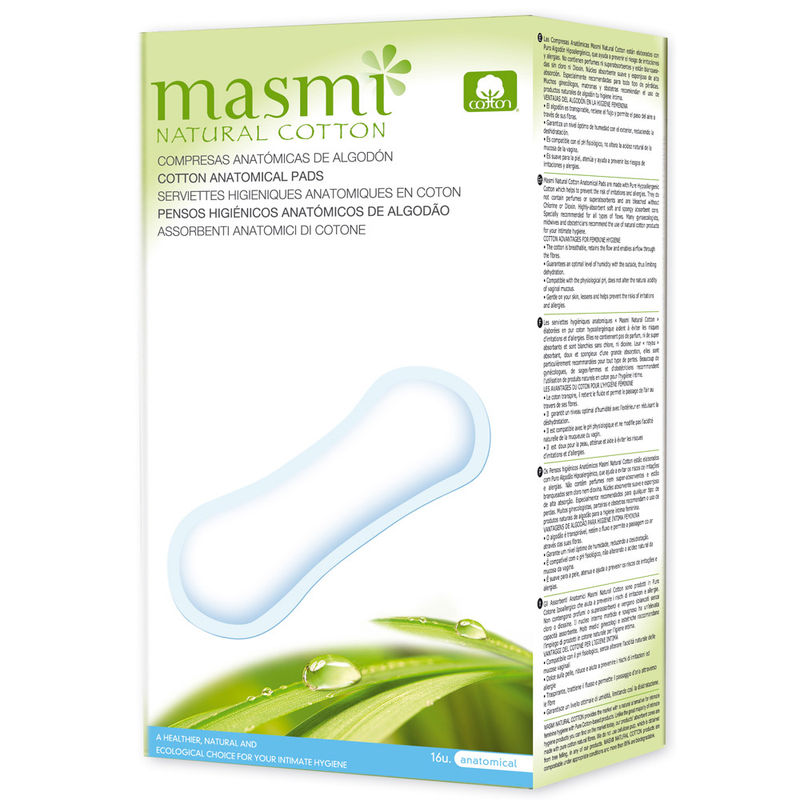 Masmi 100% Pure Cotton Classic Anatomical Pads