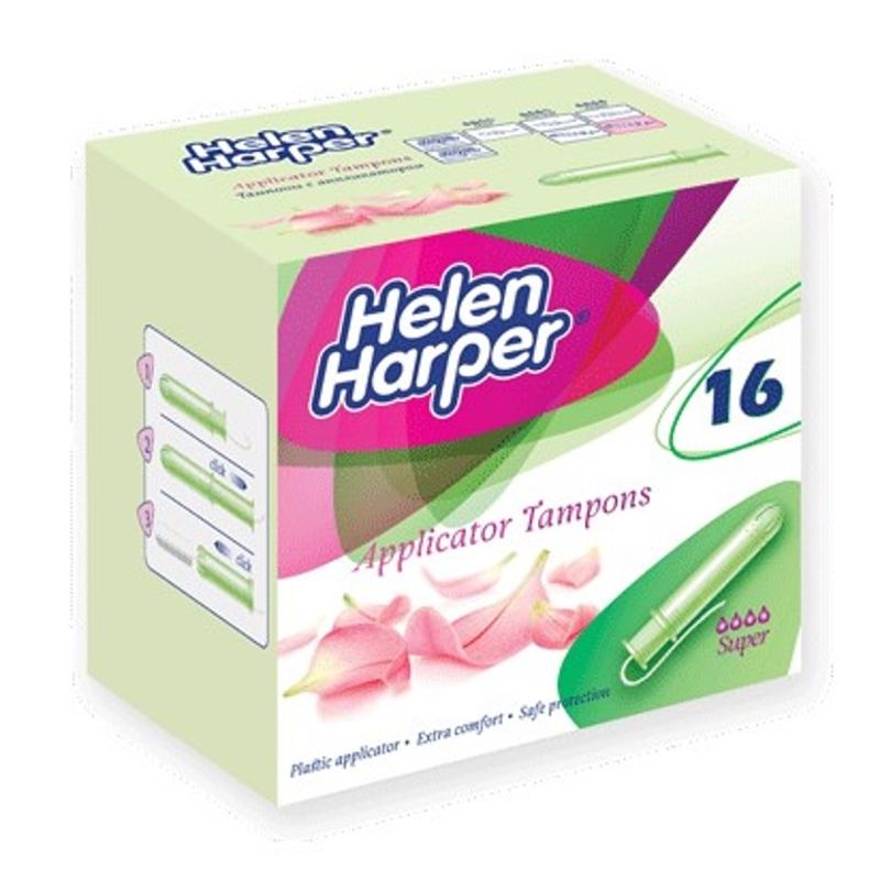 Helen Harper Super Applicator Tampons (16Pieces)