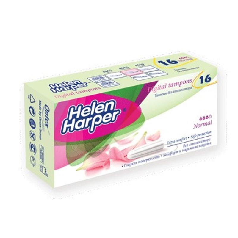Helen Harper Normal Applicator Tampons (16Pieces)
