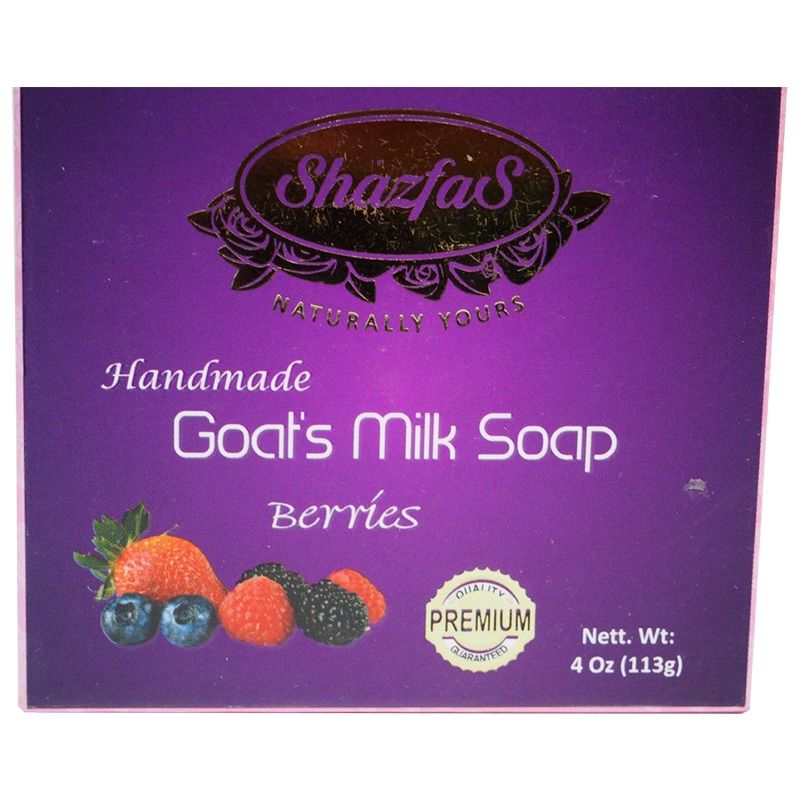 ShazfaS Handmade Goat's Milk Soap - Berries