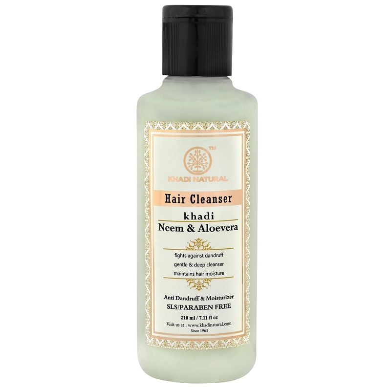 Khadi Natural Hair Cleanser Neem Aloe Vera At Nykaaman Com