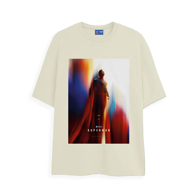 Bonkers Corner Men Off White Printed T-Shirt (M)