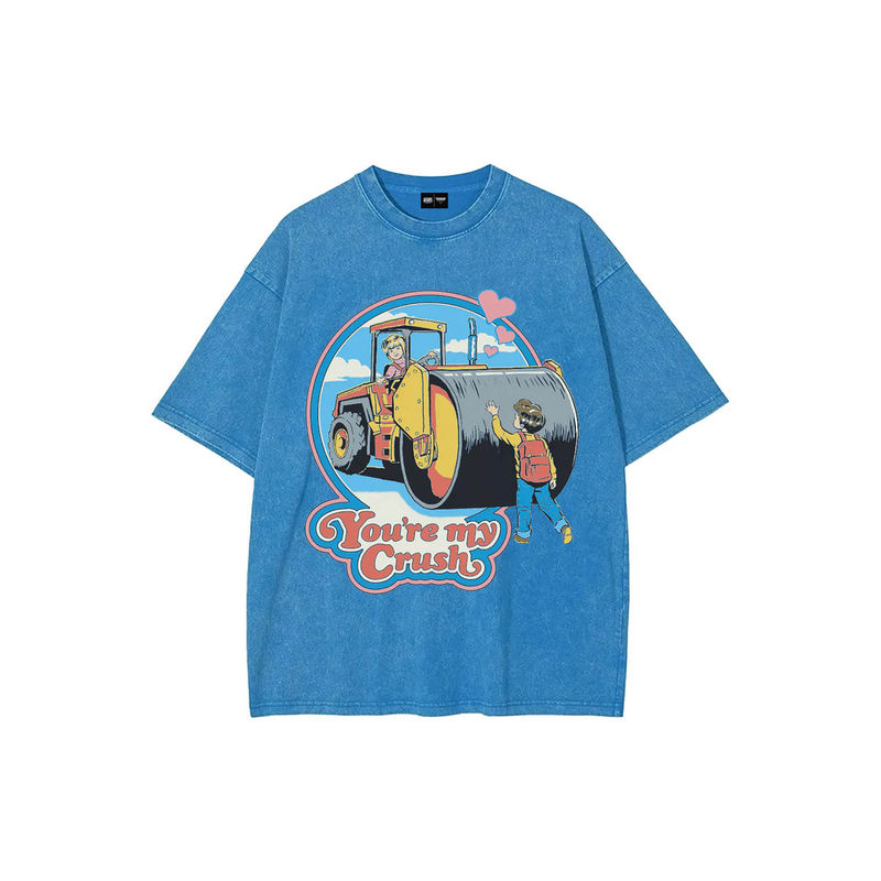 Bonkers Corner Men Blue Printed T-Shirt (XS)