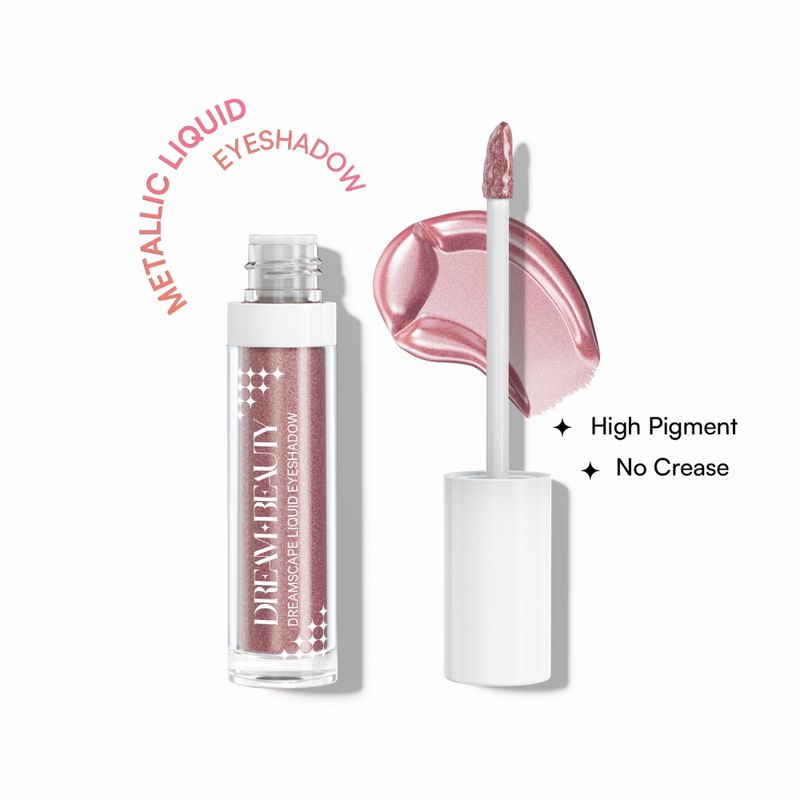 Dream Beauty Dreamscape Liquid Eyeshadow - Shimmer Metallic Finish - Coral Constellation