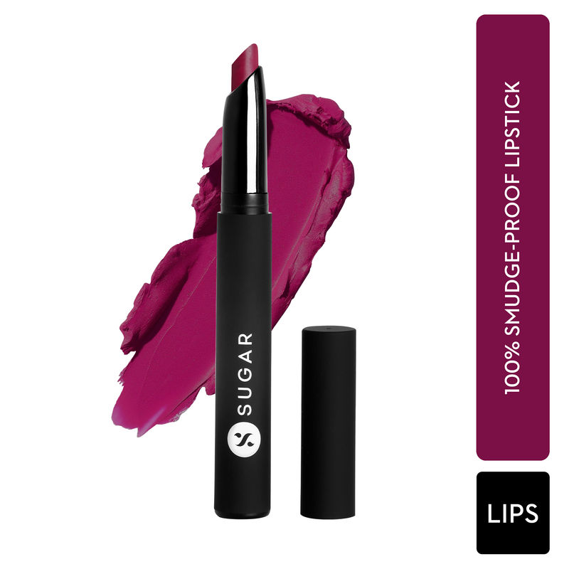 SUGAR Matte Attack Transferproof Lipstick - 08 Daft Pink (Deep Pink)