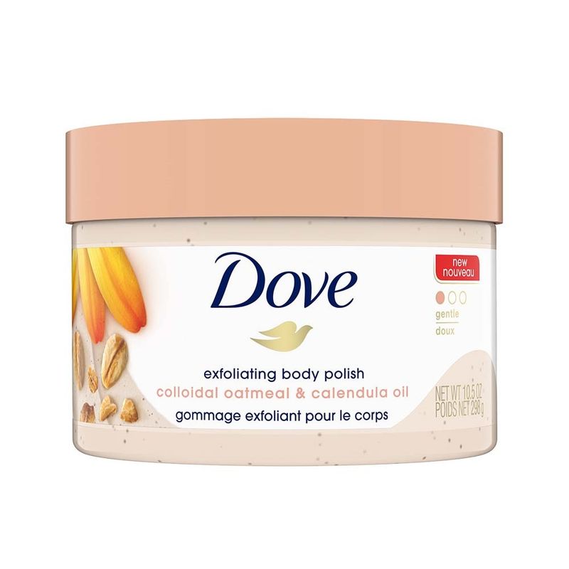 Exfoliating Body Polish Scrub - Oatmeal & Calendula Oil
