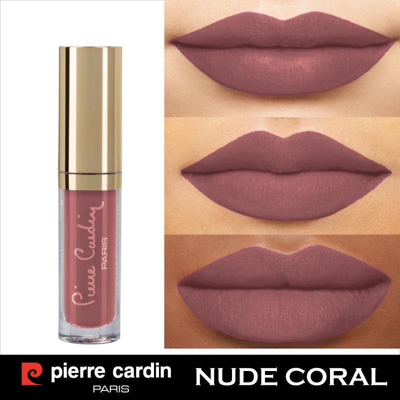 Pierre Cardin Paris - Matt Wave Liquid Lipstick Ultra Long Lasting 314-Nude Coral