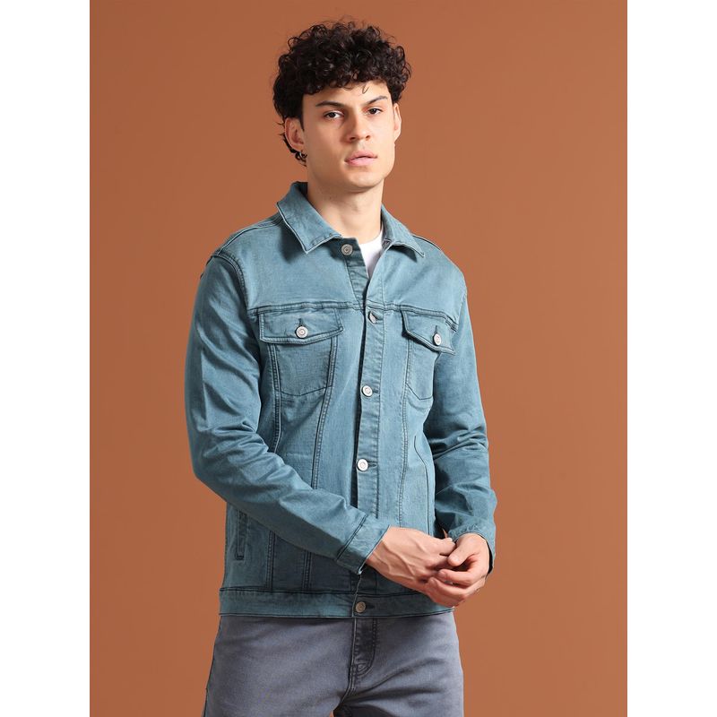 VUDU Aquamarine Denim Jacket (S)