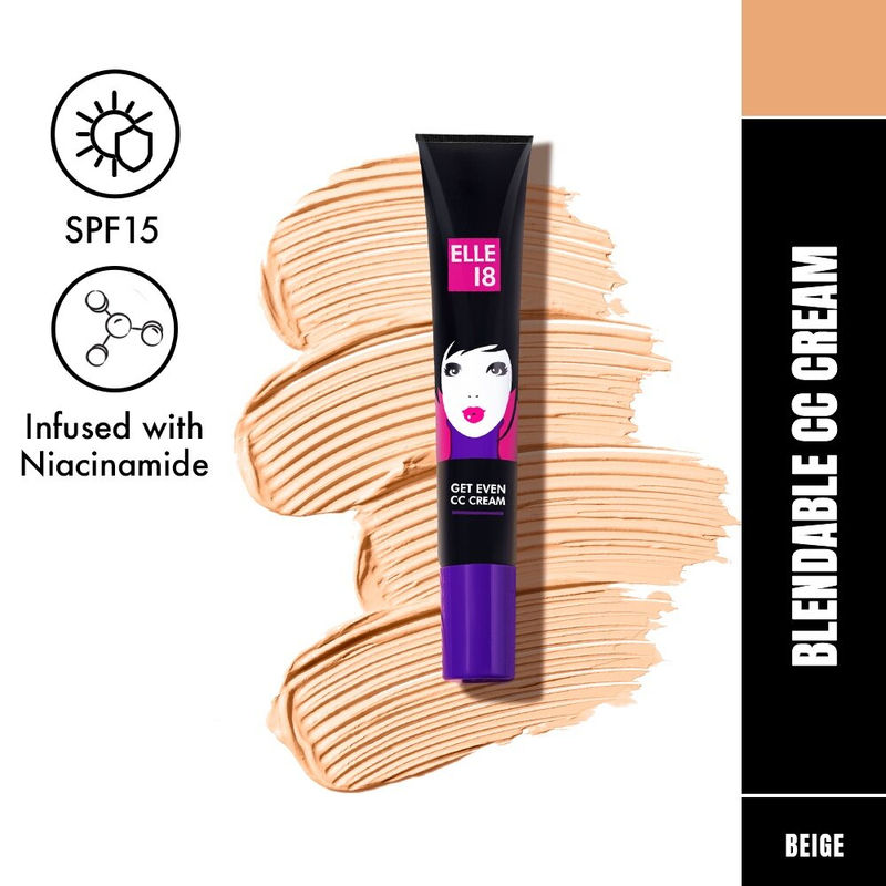 Elle 18 Get Even CC Cream - Beige