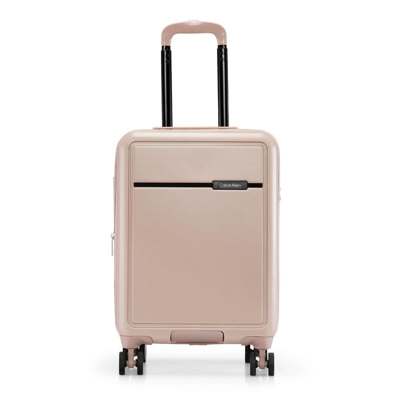 Buy Calvin Klein Rider Putty Pink 20 Inch Hard Luggage Bag Online
