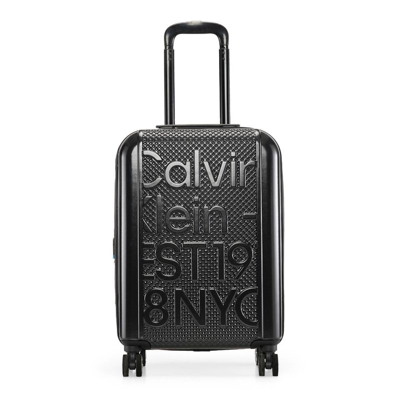 Buy Calvin Klein Est. In Nyc Black 20 Inch Hard Luggage Bag Online