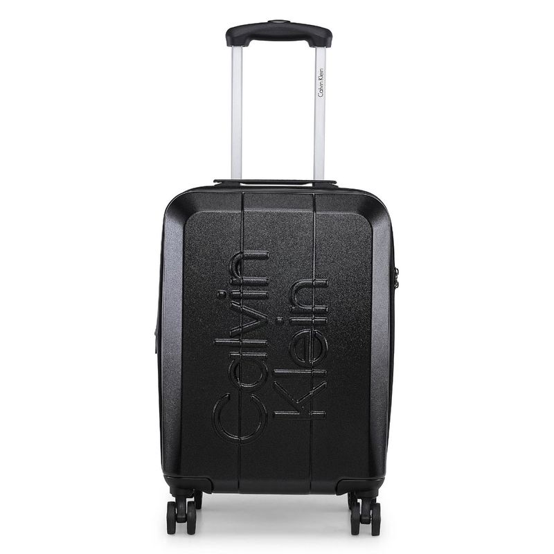 Buy Calvin Klein Overlay Black Color Abs Hard Cabin Trolley Online