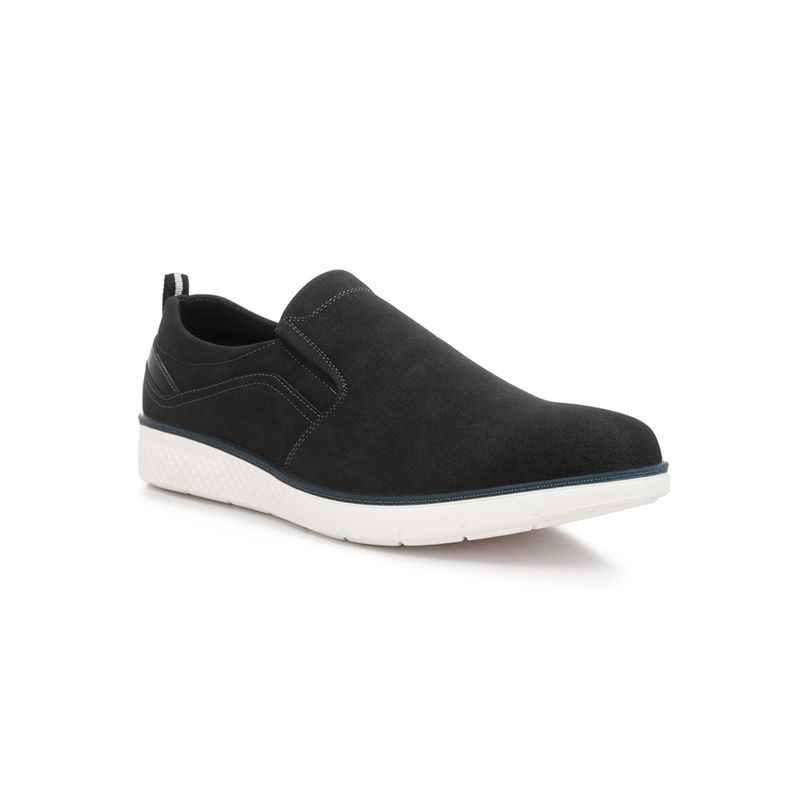 London Rag Black Slip On Casual Sneakers (UK 7)