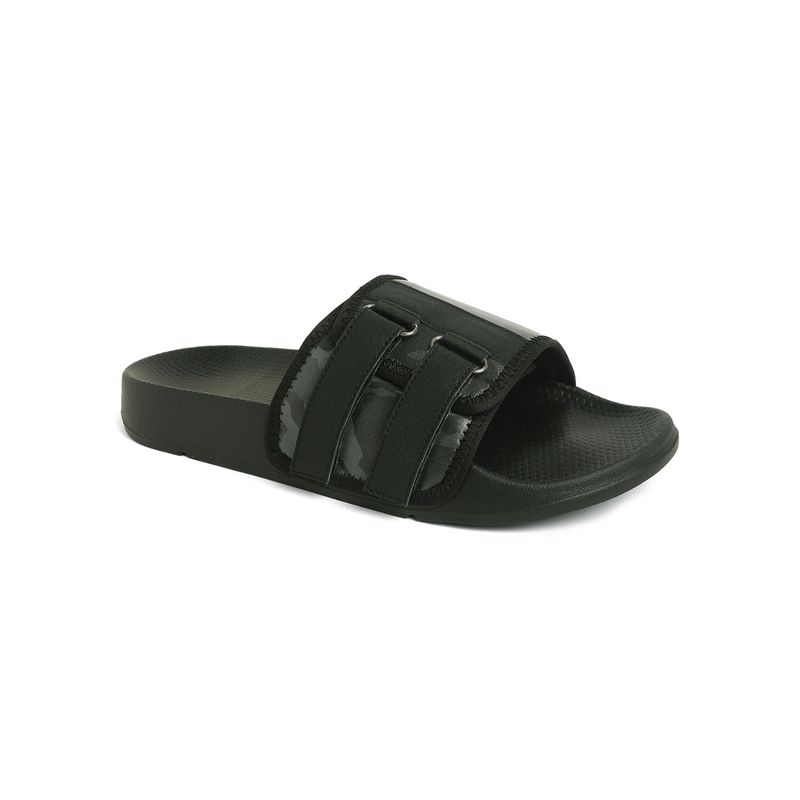 Chupps Mens Black Velcro Ergox Plus Comfort Camo Slider Recycled Materials (UK 7)