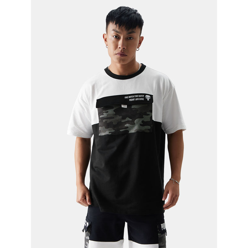 The Souled Store Official Punisher Lethal Mode Oversized T-Shirts For Men (S)