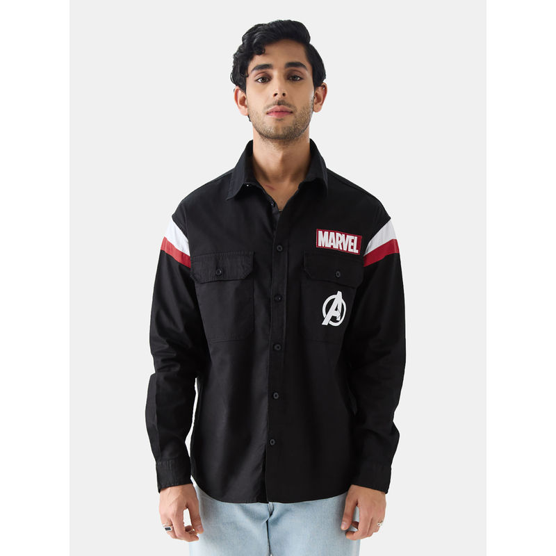 The Souled Store Official Marvel Avengers 63 Oversized Shirts For Men (L)