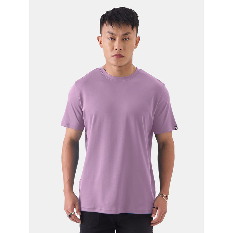 The Souled Store Supima Orchid Supima T-Shirts For Men (2XL)