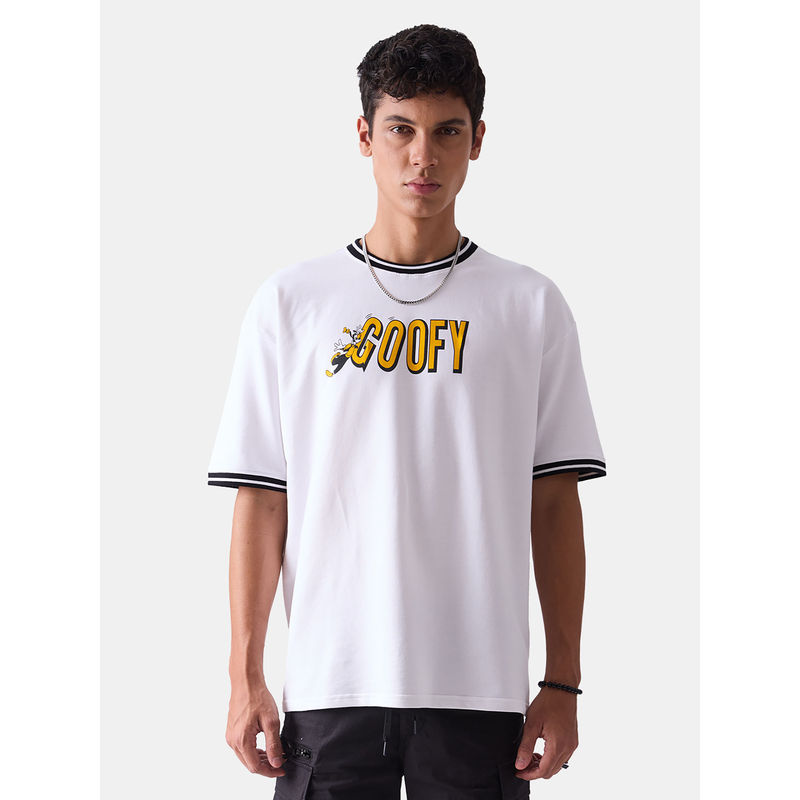 The Souled Store Official Disney Goofy Oversized T-Shirts For Men (M)