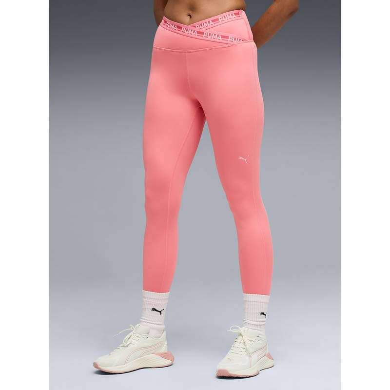 Puma Strong Women's Mid-Rise 7/8 Training Pink Tights (M)
