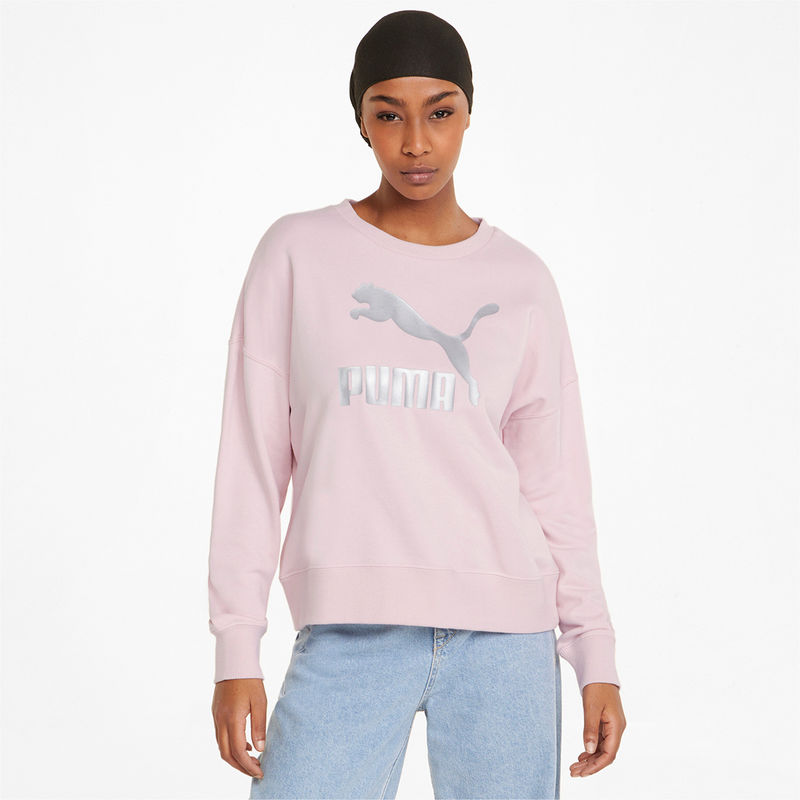 Puma Classics Logo Crew Neck Women's Sweatshirt (L)