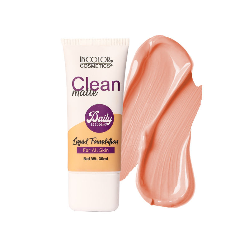 Incolor Clean Matte Daily Dose Foundation - 04 Shell