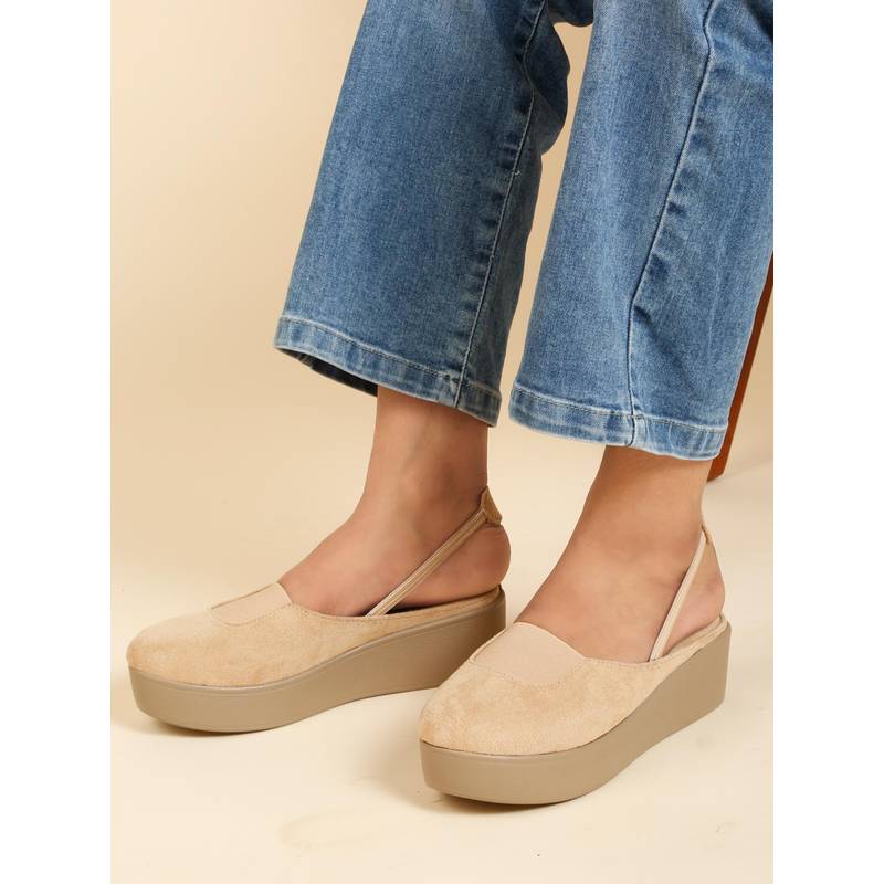 Flat n Heels Women Sandals-Beige (EURO 36)