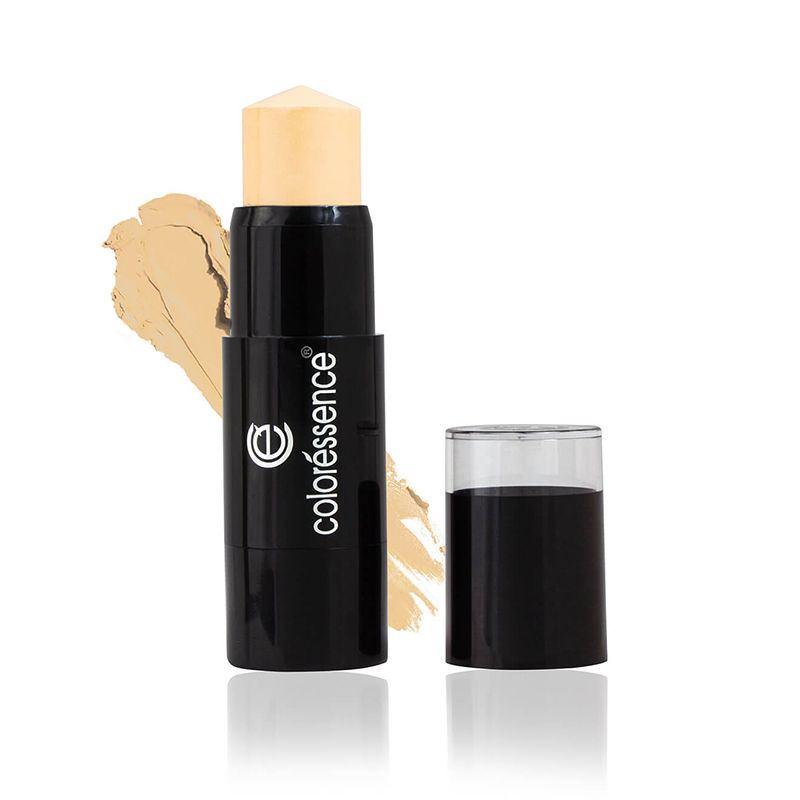 Coloressence Makeup Panstick, Satin Finish Full Coverage Foundation Concealer Stick - Fair Ivory