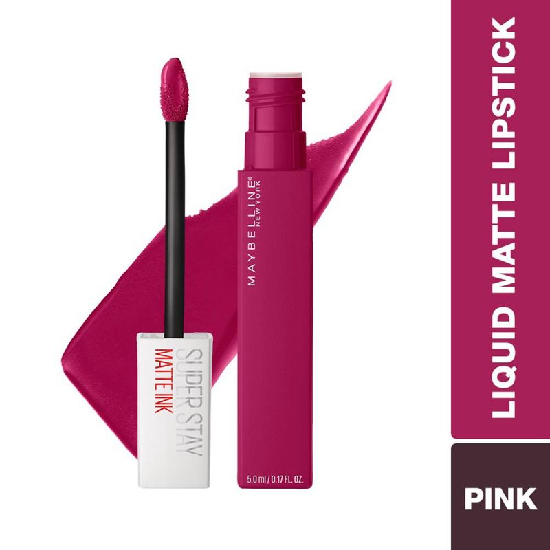 Maybelline New York Super Stay Matte Ink Liquid Lipstick, Lasts Up to 16 Hours - 120 Artist