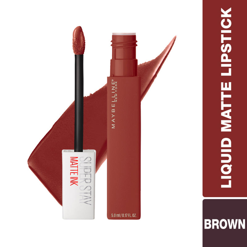 Maybelline New York Super Stay Matte Ink Liquid Lipstick, Lasts Up to 16 Hours - 245 Seeker