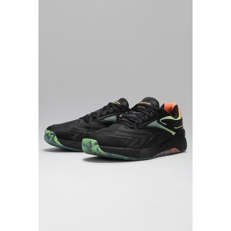 Reebok Nano X5 Flow Men Black Training Shoes (UK 9)