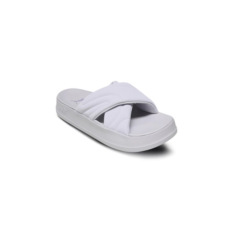 Puma Leadcat Women Grey Platform Sandals (UK 6)