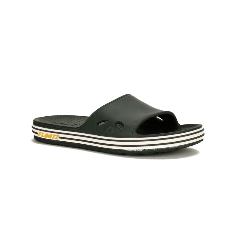 Bata Men Olive Slip-On Sliders (UK 9)