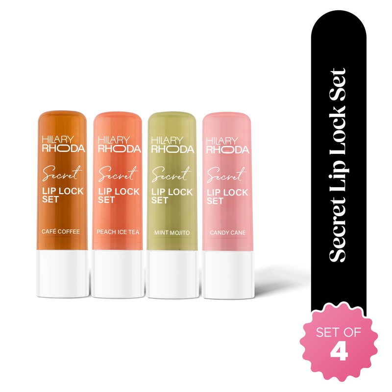 現行ラスト Rhode LipShape twist×Unscented セット Buy Hilary Rhoda Secret Lip Lock Set - Set Of 4 Online