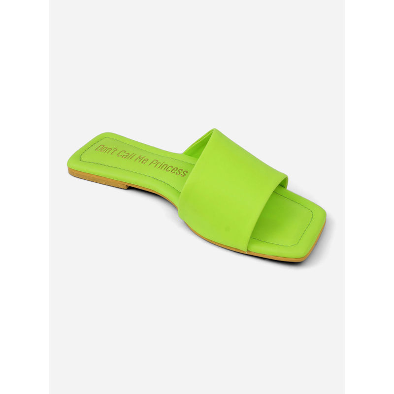 Don't Call Me Princess Solid Neon Green Slip On Buy Don't Call Me
